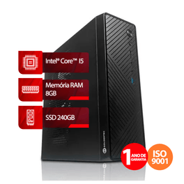 Computador Intel® Core™ i5-2400 2º Geracao, RAM 4GB, SSD 240GB, Linux  Goldente-1